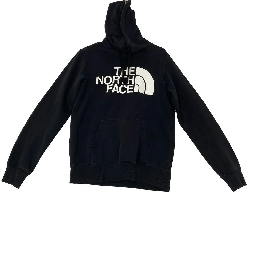 The North‎ Face Men's Hoodie Long Sleeve Half Dome Logo Pullover Sweatshirt SZ S